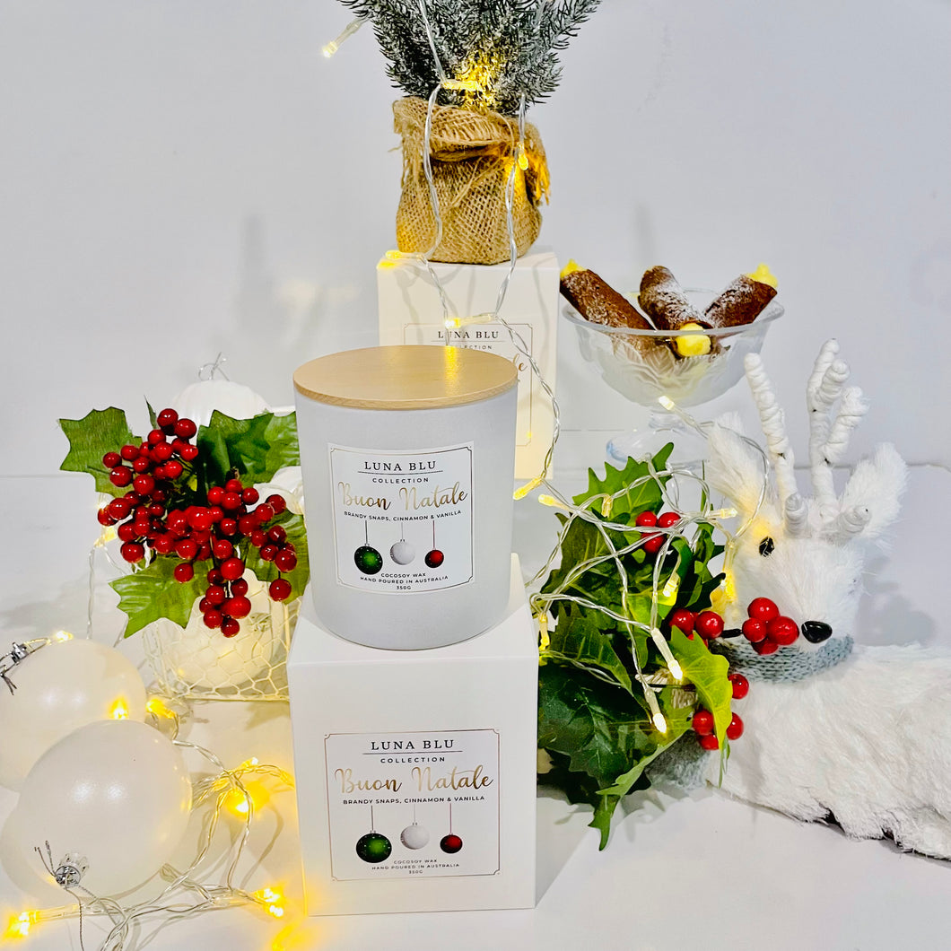 A LIMITED EDITION/LIMITED STOCK - BUON NATALE CANDLE